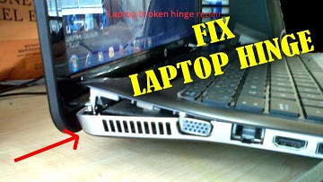 hp laptop broken hinges repair replacement 